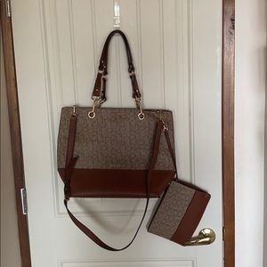 Calvin Klein Purse and Detachable Clutch